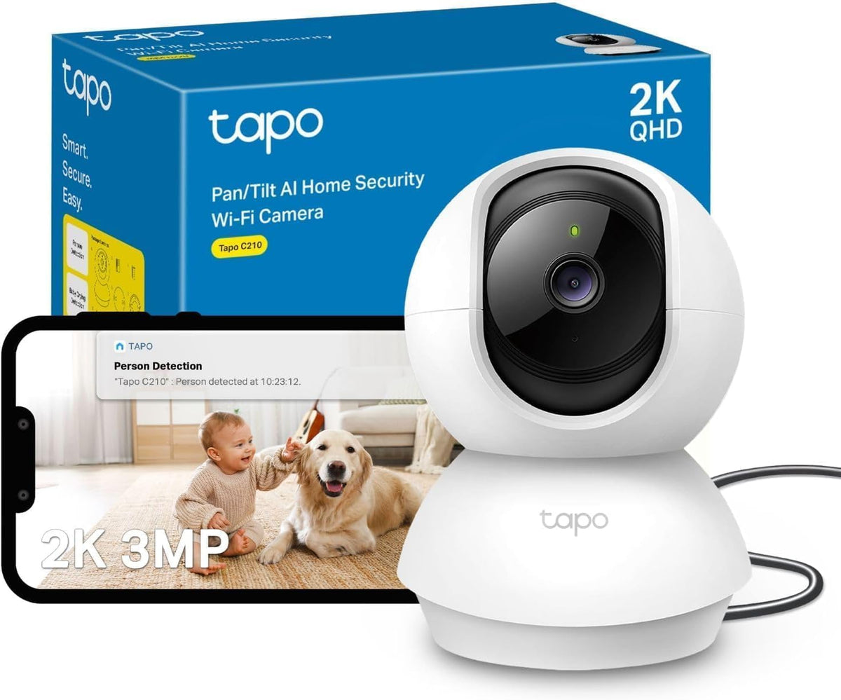 TP-Link Tapo C210 – Caméra intérieure Wi-Fi 2K 360°