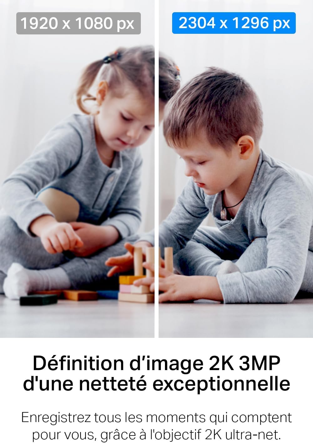 TP-Link Tapo C210 – Caméra intérieure Wi-Fi 2K 360°