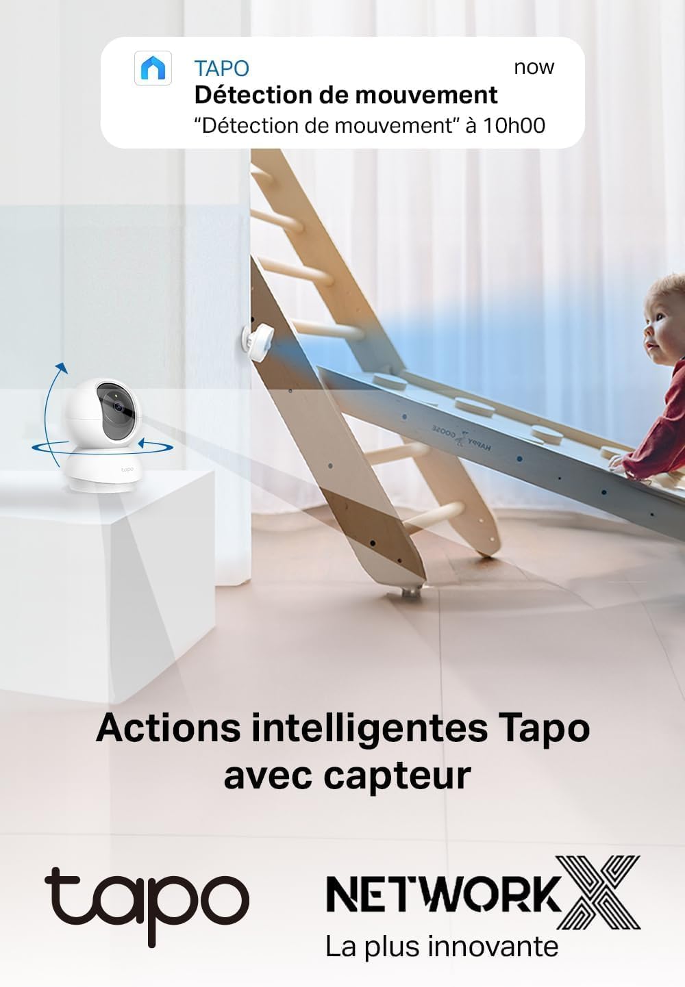 TP-Link Tapo C210 – Caméra intérieure Wi-Fi 2K 360°